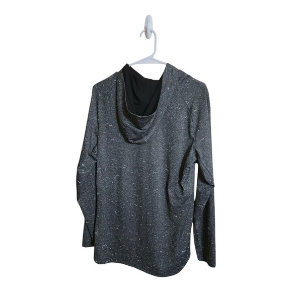 Lululemon Hoodie Mens M Fresh Form Black White Gray Heathered Athleisure Gym - Picture 2 of 5